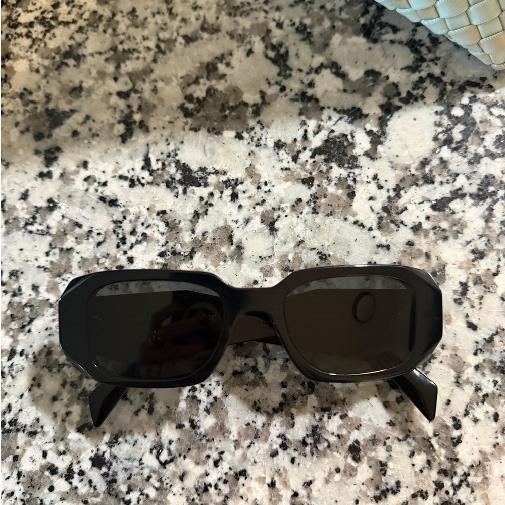 Prada Sleek Black Sunglasses - Picture 6 of 9